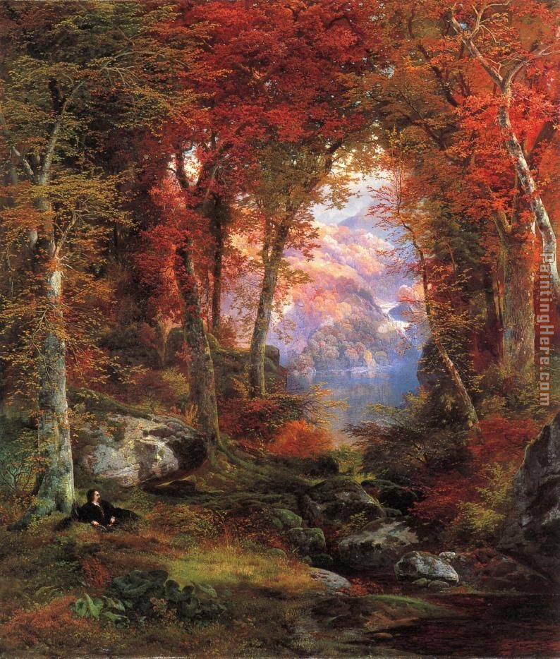 Thomas Moran The Autumnal Woods
